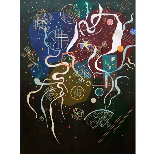 Fedkolor Slika reprodukcija 50x70 cm Mouvement I, Wassily Kandinsky –