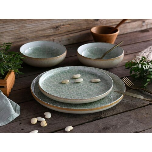 Creatable Jedilni Servis Emiliana Green, 12-Delni Slike