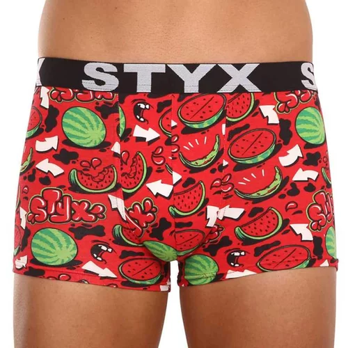 STYX Men's boxers art sports rubber oversized watermelon (R1459)