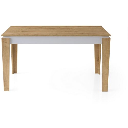 Hanah home Cunda - 2982 OakWhite Extendable Dining Table Cene