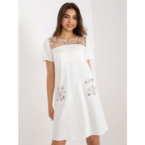 LAKERTA Dress-LK-SK-506790.45-ecru Cene