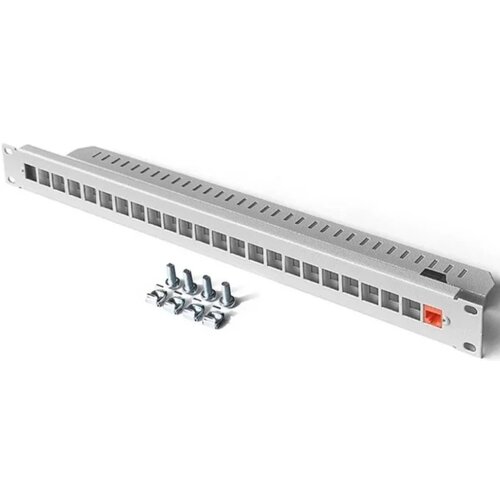 Patch panel za 24 modula RJ45 za rek 19 inca,beli Cene