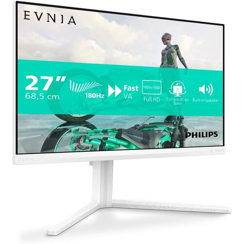 Philips gaming monitor 27M2N3201A/00 27"/IPS/1920x1080/180Hz/1ms GtG/HDMIx2,DP/Adaptive sync/Pivot/bela 27M2N3201A/00 Cene