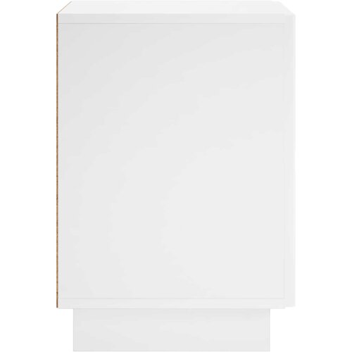  Noćni ormar Bijela visokog sjaja 33,5 x 34,5 x 50 cm Slike
