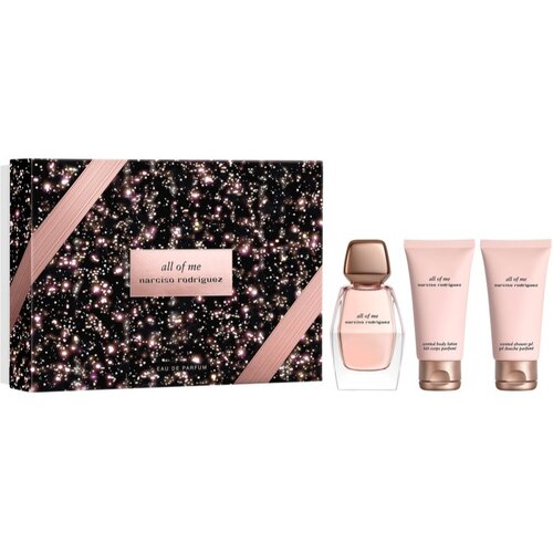 Narciso Rodriguez Ženski parfemski set All Of Me, EDP, 50ml+Losion za telo,50ml+Gel za tu&scaron;iranje,50ml Cene