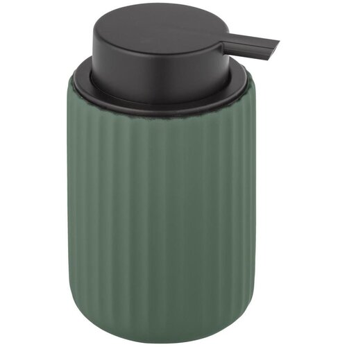 Wenko 24807100 - Dozator tečnog sapuna BELLUNO 8x13,5 cm zelena/crna Slike