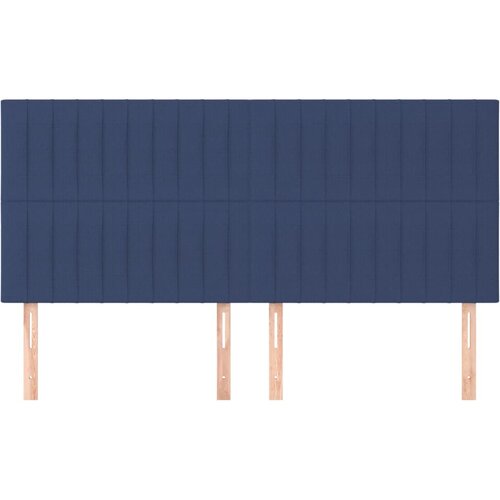  Uzglavlje plavo 180x5x118/128 cm tkanina Slike