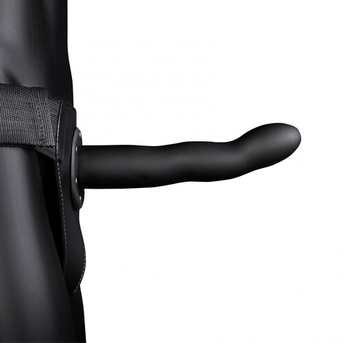 Ouch! Curved Hollow Strap-on 8" 20cm Black Cene