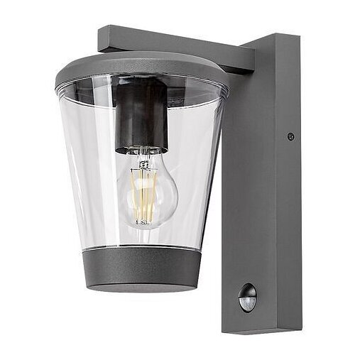 Rabalux savano spoljna zidna lampa tamno siva aluminijumska E27 40W sa senzorom RAB-7267-MIX Slike