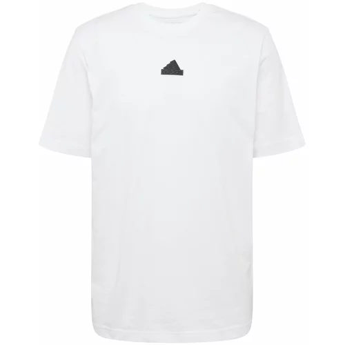 ADIDAS SPORTSWEAR Tehnička sportska majica 'FRACTAL' svijetlobež / crna / bijela