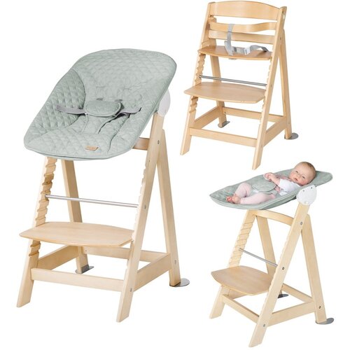 Roba Svijetlo zelena/u prirodnoj boji dječja blagovaonska stolica Style Born Up 2in1 &amp;ndash; Slike