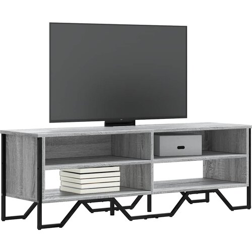 Furnova TV omarica siva sonoma 122x34x41 cm inženirski les, (21924671) Slike