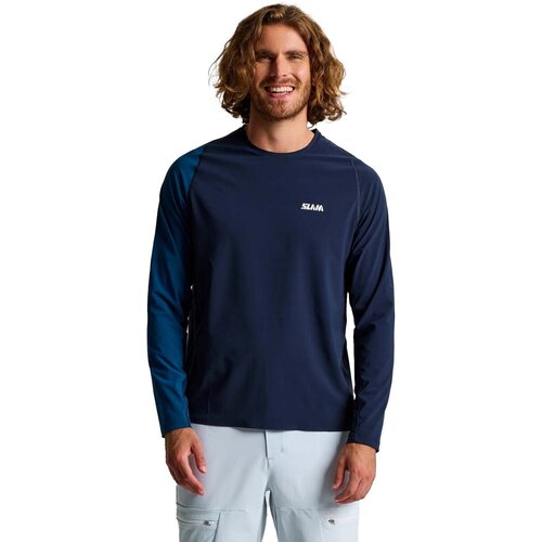Slam Majice z dolgimi rokavi Od Tech T-Shirt Ls Modra Cene