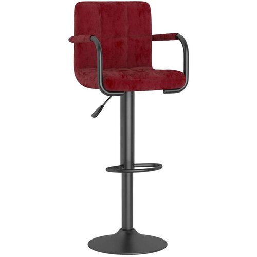  Barski stolček vinsko rdeč žamet, (20968180) Slike
