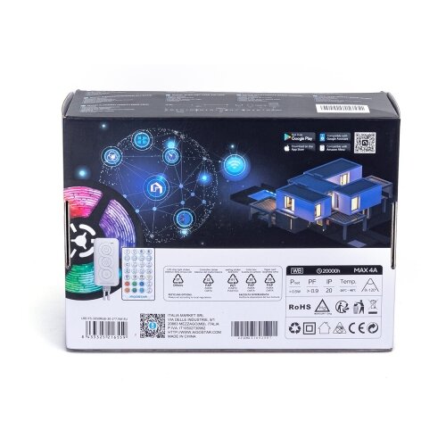 Aigostar LED RGBW prigu&amp;scaron;iva traka LED/48W/12V 2x7,5 m Wi-Fi Slike