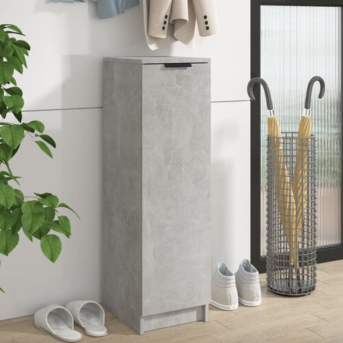vidaXL Omarica za čevlje betonsko siva 30x35x100 cm konstruiran les Cene