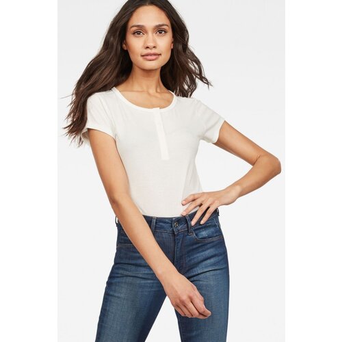 G-star T-shirt - G-STAR Mysid slim granddad r t wmn ss white Slike