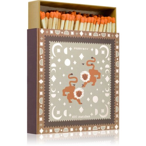 Paddywax Jumbo Boxed Lions vžigalice 1 kos Slike