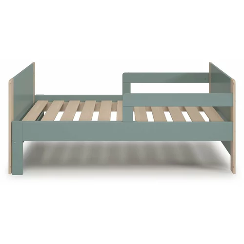 Marckeric Zelena/naravna podaljšljiva otroška postelja 90x140 cm Willi – Marckeric