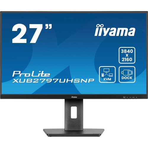 Iiyama ProLite XUB2797UHSNP-B1 27" 16:9 raven IPS UHD zaslon, 60Hz, 4ms GtG Cene