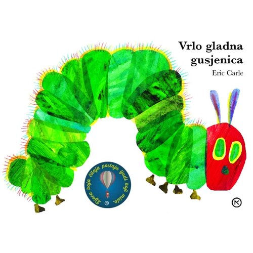 Mozaik knjiga VRLO GLADNA GUSJENICA, Eric Carle Slike