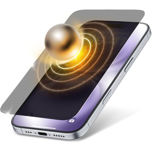 Cellular Line Za&amp;scaron;čitno steklo FILM&amp;amp;GO HYBRID GLASS, Privacy-Matt, (5000328913) Slike