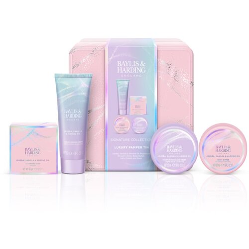 Baylis & Harding Jojoba, Vanilla & Almond Oil darilni set (kovinska škatla) Cene