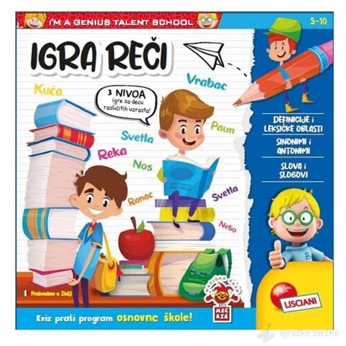  Mali genije edukativne igre reči lisciani Cene