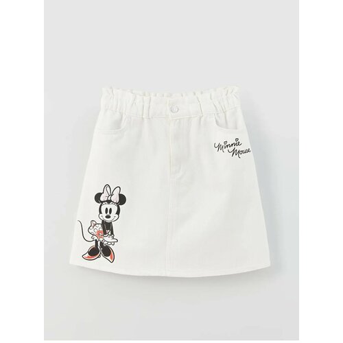 LC Waikiki Lcw Kids Minnie Mouse Printed Jeans for Girls with Elastic Waist. Slike