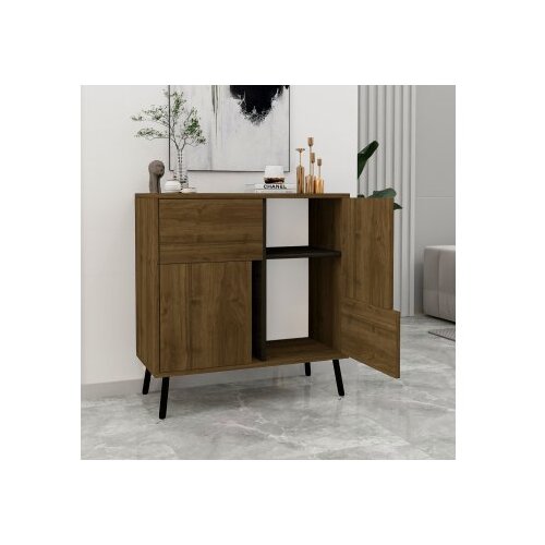 Hanah home vi&amp;scaron;enamenski ormar darien walnut black wood Slike