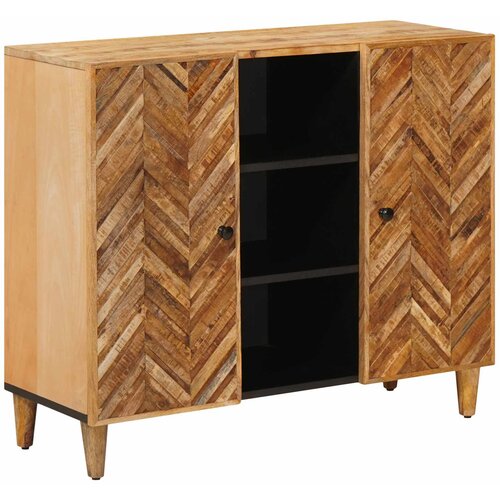 vidaXL Omare za shranjevanje Rjava 90 x 33,5 x 75 cm Masiven les manga, (5000246532) Cene