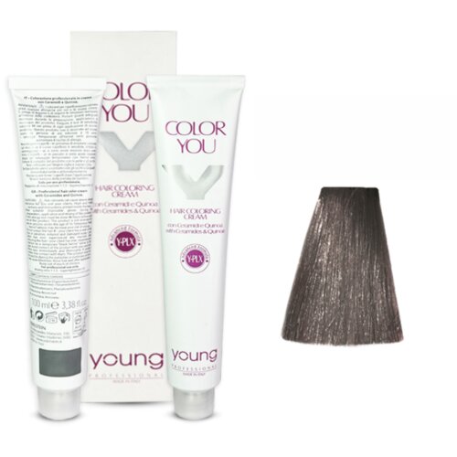 YOUNG Farba za kosu No 7.11 Intense ash blond, 100ml Cene