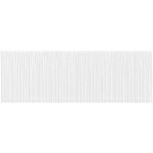 vidaXL Čipkasta Zavesa z zavesami Bela 240 x 1200 cm Poliester, (5000149364) Cene