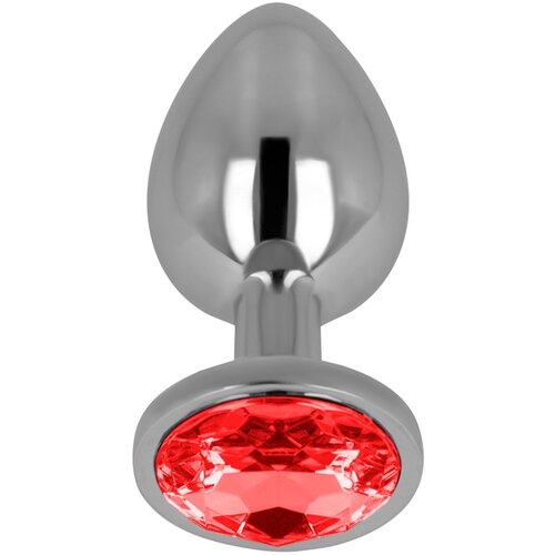 Ohmama Anal Plug Metal Red 7cm Cene