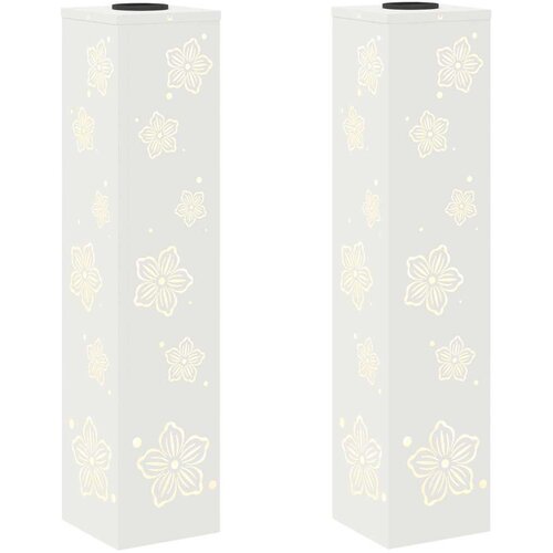  Solarna LED svjetlost za stazu 2 pcs Bijelo Slike