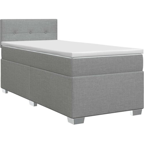  Boxspring krevet s madracem 90 x 190cm Tkanina Slike