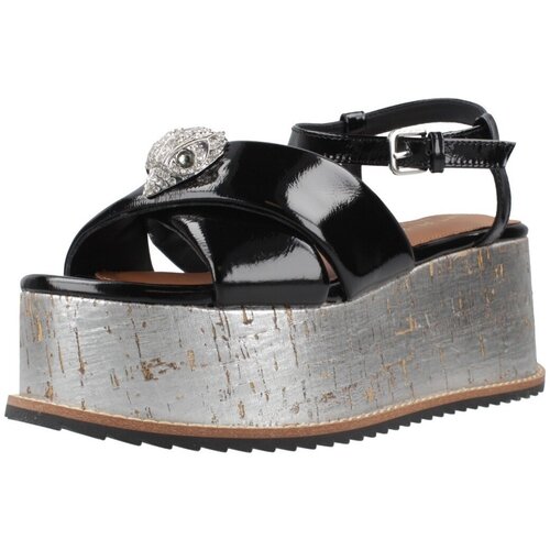 Kurt Geiger London Sandali & Odprti čevlji ORSON CROSS SLATFORM Črna Cene