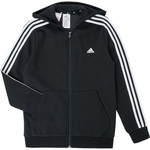 Adidas Puloverji B 3S FZ HD Črna Slike