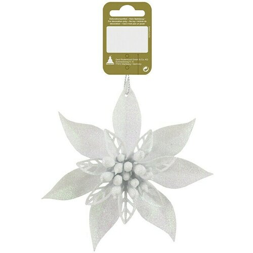  ukrasi za božićno drvce (bijele boje, plastika) Cijene