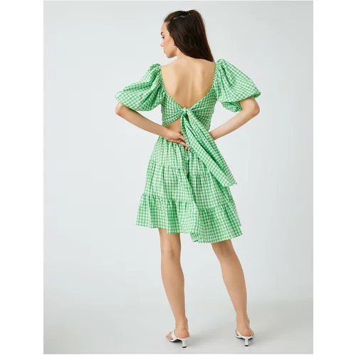 Koton Both Dress - Green - Ruffle