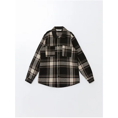 LC Waikiki Plaid Boy Lumberjack Shirt Jacket