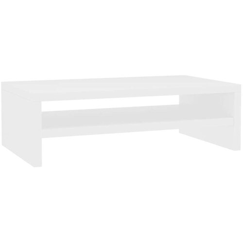 VidaXL Stalak za monitor bijeli 42 x 24 x 13 cm od iverice Slike
