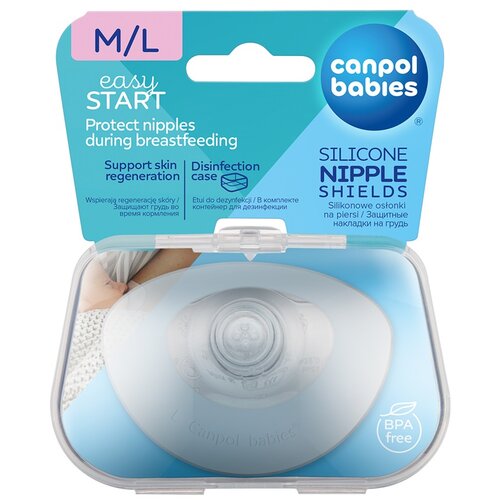 Canpol babies silikonske bradavice easy start (m/l) - 18/603 Slike