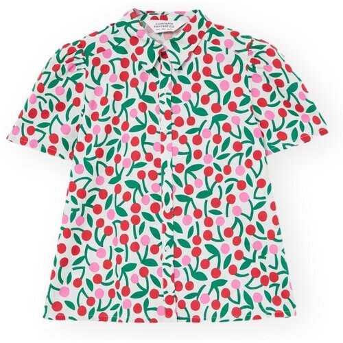 Compania Fantastica Topi & Bluze COMPA&Ntilde;IA FANT&Aacute;STICA Shirt 41022 - Conversational 28 Večbarvna Cene