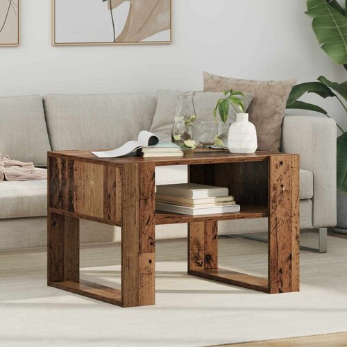  Stolić za kavu Staro drvo 66 x 53 x 45 cm Konstruirano drvo Cijene