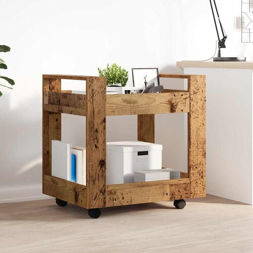 Kolica za stol Staro drvo 60 x 45 x 60 cm Konstruirano drvo Slike