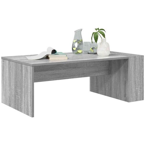  Stolić za kavu Siva Sonoma 95 x 50 x 34 cm Konstruirano drvo Slike