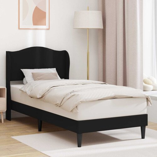  Okvir za krevet Crna 90 x 190 cm Umjetna koža - Jjedan Slike