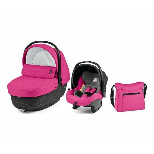 Peg Perego set nosiljka, autosedište i torba modular xl bloom pink Slike