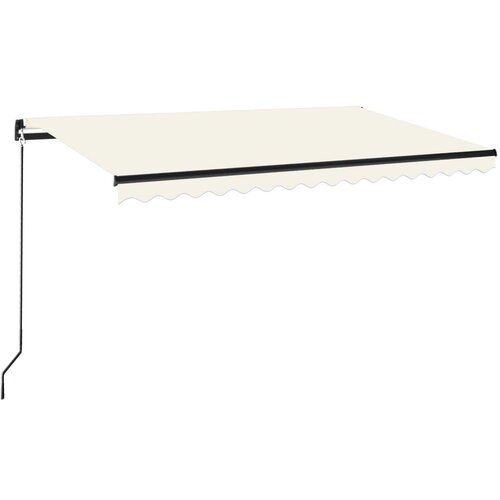 vidaXL Ročno zložljiva tenda 450x350 cm krem, (20965974) Cene